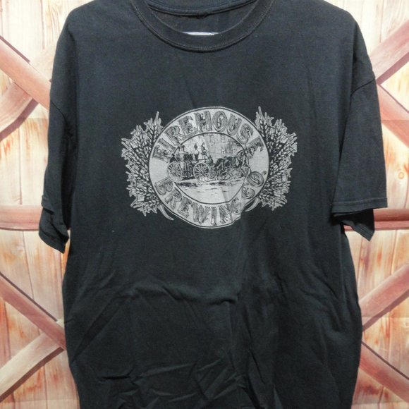 Source Unknown Other - Fire House Brewing Co~Drinks well with others Graphic T~Fun~Fire Fighter~EUC